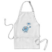 ヨーブルーの怪物なびく スタンダードエプロン (正面)