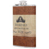 ヨーホおもしろいーとラム海賊ボトル フラスク (左)