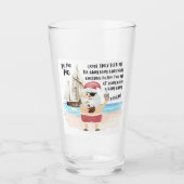 ヨーホーホーパイレーツサンタラムクリスマスバー タンブラーグラス (正面)