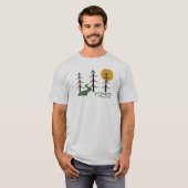 ヨーホー国立公園のトレイル Tシャツ (正面フル)