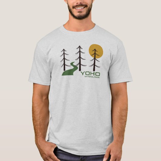 ヨーホー国立公園のトレイル Tシャツ (正面)