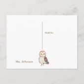 ヨーホー恋しく思バーンドウル先生 ポストカード (裏面)