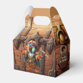 ヨーホー海賊の宝箱の折り畳み式贈答箱 フェイバーボックス (正面サイド)