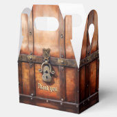 ヨーホー海賊の宝箱の折り畳み式贈答箱 フェイバーボックス (オープン)