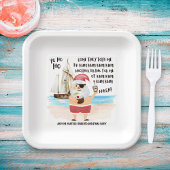 ヨーホー海賊サンタクリスマスパーティー ペーパープレート