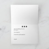 ヨーホー海賊誕生日パーティーへの招待 サンキューカード (内部)