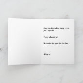 ヨーホー海賊誕生日パーティーへの招待 招待状 (内部)