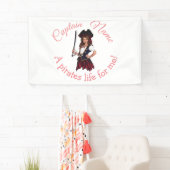 ヨーホー、ヨーホー、海賊の生活ガールパイレーツ 横断幕 (インサイチュ)