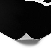 ヨーマイボバボおもしろいバティープンダークBG ポスター (角)