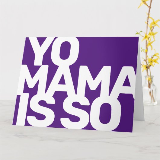 ヨーマママザーズ素晴らしデイおもしろいカード カード (黄色い花)