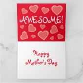 ヨーマママザーズ素晴らしデイおもしろいカード カード (内部)