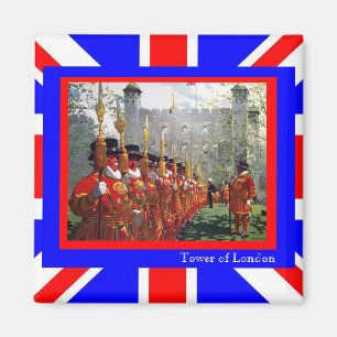 ヨーマンの番人(Beefeaterの監視)ロンドン塔 マグネット