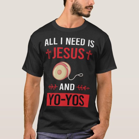 ヨーヨーでイエス様が欲しい Tシャツ (正面)