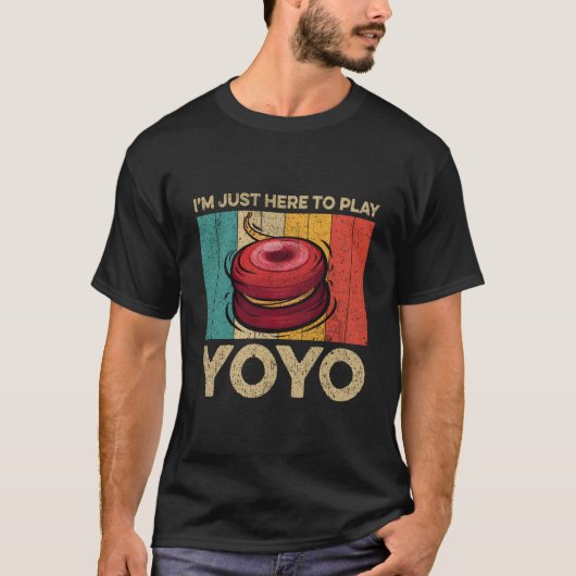ヨーヨーで遊ぶためだけに来た Tシャツ (正面)