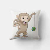 ヨーヨーとサル クッション (裏面)