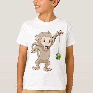 ヨーヨーとサル Tシャツ