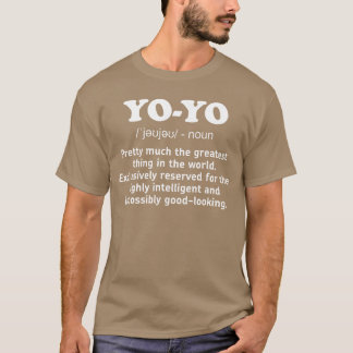 ヨーヨーの面白い定義 ヨーヨー愛好家のおもしろい Tシャツ