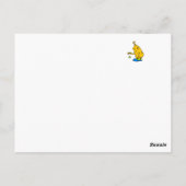 ヨーヨーを持つ火星 ポストカード (裏面)