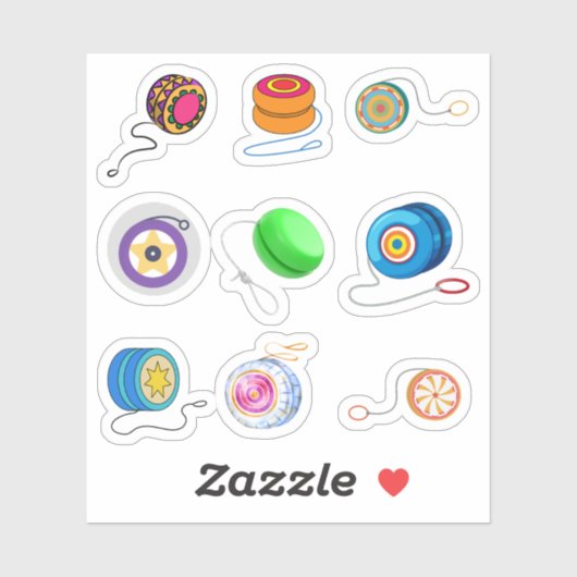 ヨーヨーステッカー シール (シート)