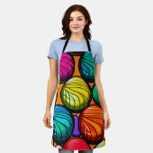 ヨーヨーヨーヨーツァ エプロン (着用した状態)