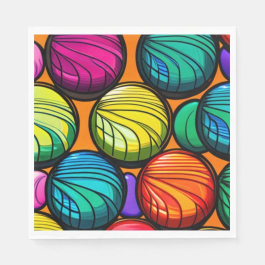 ヨーヨーヨーヨーツァ スタンダードランチョンナプキン (正面)