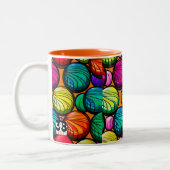 ヨーヨーヨーヨーツァ ツートーンマグカップ (左)