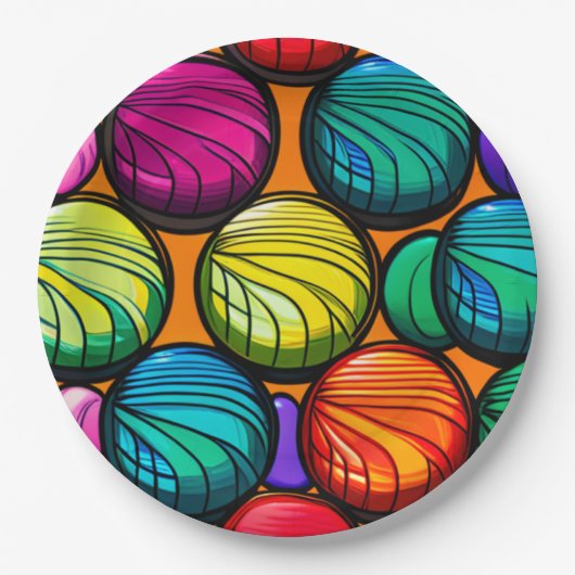 ヨーヨーヨーヨーツァ ペーパープレート (正面)