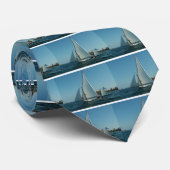 ヨール帆引き帆船 ネクタイ (ロール)