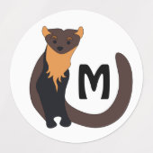 ヨーロッお洒落パインマーテン防水 ラベル (デザイン1)