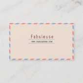 ヨーロッエレガントパ旅行名刺 名刺 (裏面)