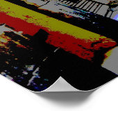 ヨーロッサイケデリックパ通りプリント ポスター (角)