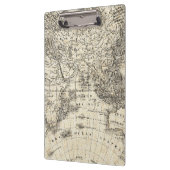 ヨーロッパおよびアジアのヴィンテージの地図 クリップボード (左)