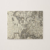 ヨーロッパおよびアジアのヴィンテージの地図 ジグソーパズル (横)