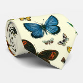 ヨーロッパで知最高のられる蝶と蛾のコラージュ ネクタイ (ロール)