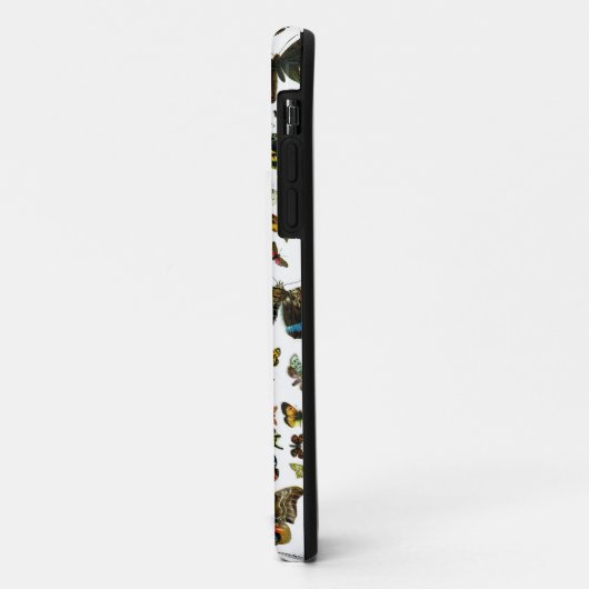 ヨーロッパで知最高のられる蝶と蛾のコラージュ Case-Mate iPhoneケース (裏面/左)