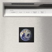 ヨーロッパとアジアを示す地球 マグネット (インサイチュ (食洗機))