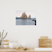 ヨーロッパとアメリカワシ ポスター (キッチン)