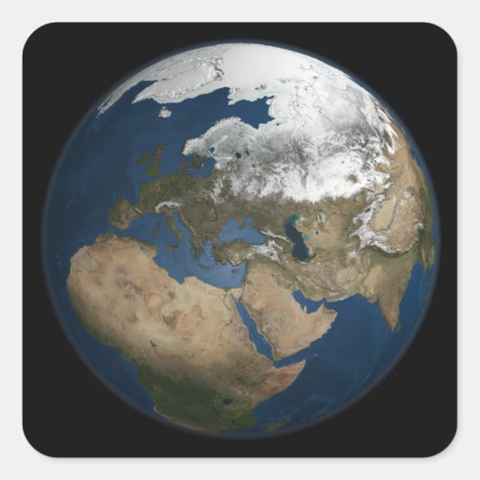 ヨーロッパとスカンジナビアに関する世界観 スクエアシール (正面)