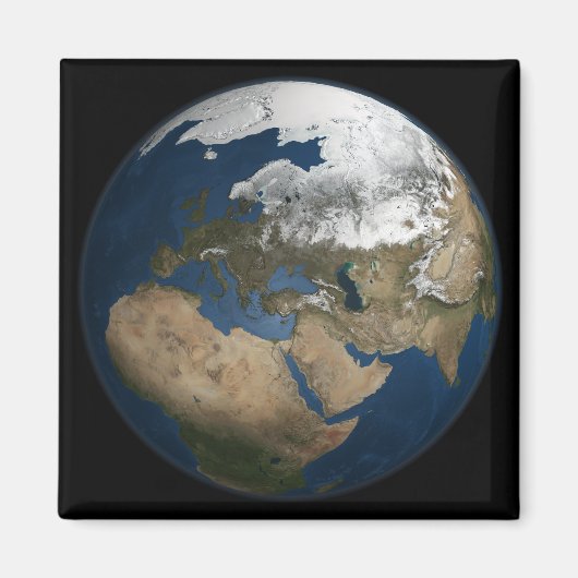 ヨーロッパとスカンジナビアに関する世界観 マグネット (正面)