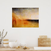 ヨーロッパとブルbyジョセフ・マロード・ターナー ポスター (キッチン)