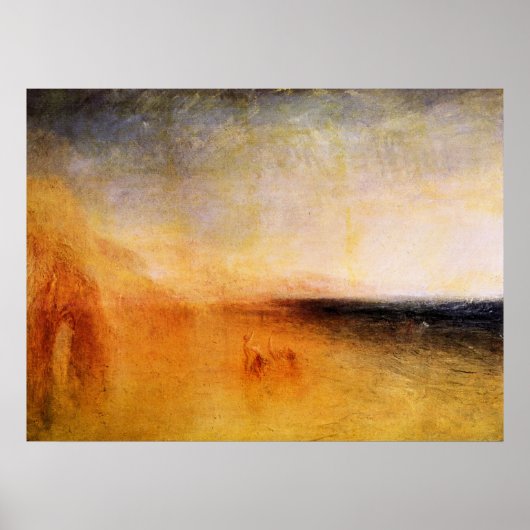 ヨーロッパとブルbyジョセフ・マロード・ターナー ポスター (正面)