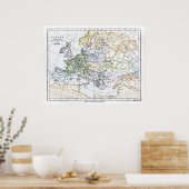 ヨーロッパにおけるチャールズの死素晴らしの時: 814AD ポスター (キッチン)