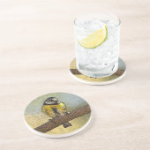 ヨーロッパのアオガラ コースター (側面)