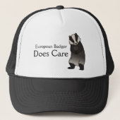ヨーロッパのアナグマは帽子を気にします キャップ (正面)