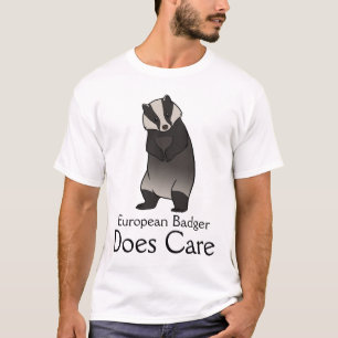 ヨーロッパのアナグマは気になります Tシャツ