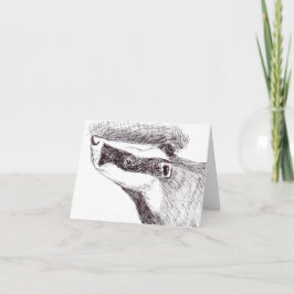 ヨーロッパのアナグマ(a454) カード