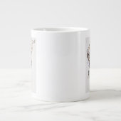 ヨーロッパのオオヤマネコ ジャンボコーヒーマグカップ (正面)