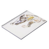 ヨーロッパのオオヤマネコ ノートブック (左側)