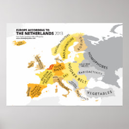 ヨーロッパのオランダ ポスター