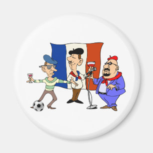 ヨーロッパのコップ-ユーロ2012フランスのなファンのフランスの球 マグネット